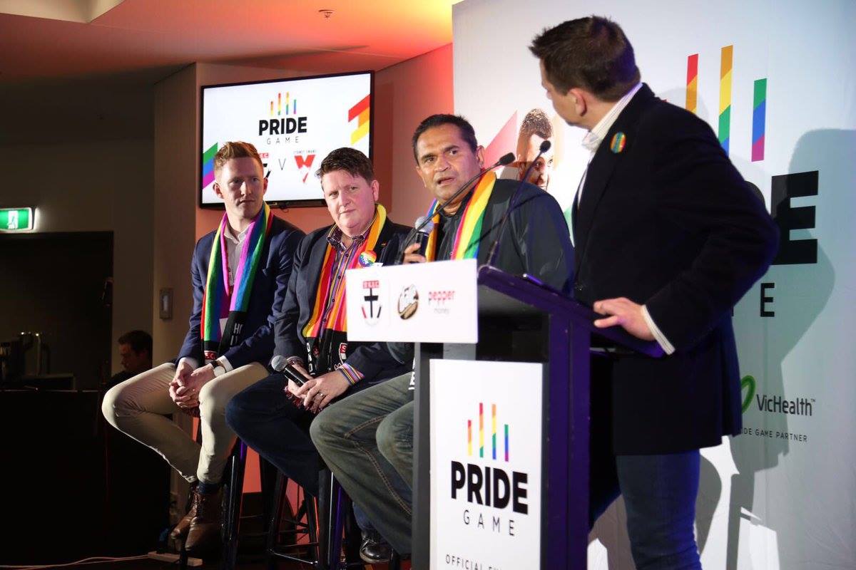 Panel at AFL gay pride 13.8.16